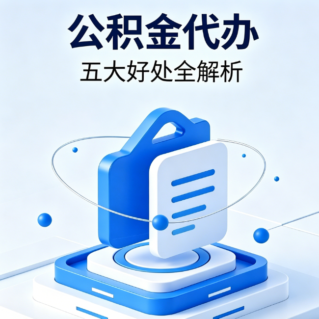 天津公积金代办到底值不值？这5大好处让你少走弯路